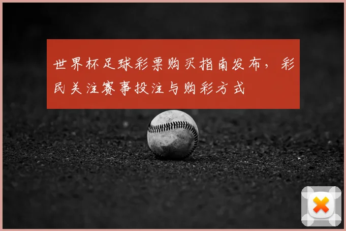 世界杯足球彩票购买指南发布，彩民关注赛事投注与购彩方式